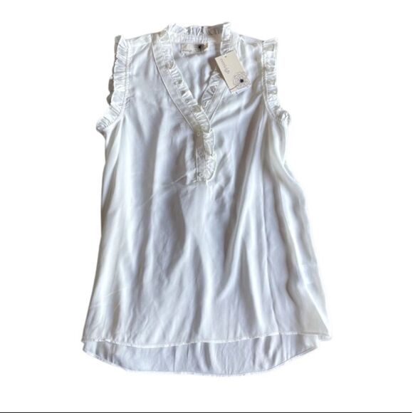 Everleigh Ruffled Tank Blouse - Picture 1 of 7